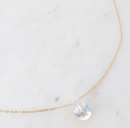 Précommande Collier goutte cristal de Swarovski BERTILLE