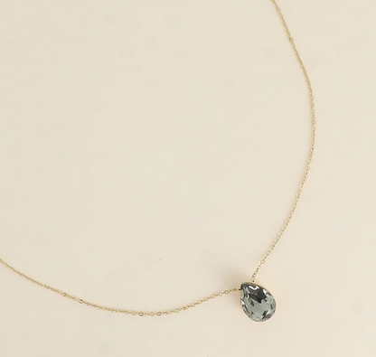 Précommande Collier goutte cristal de Swarovski BERTILLE