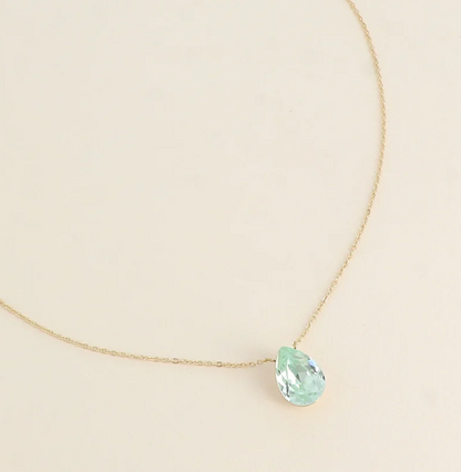 Précommande Collier goutte cristal de Swarovski BERTILLE