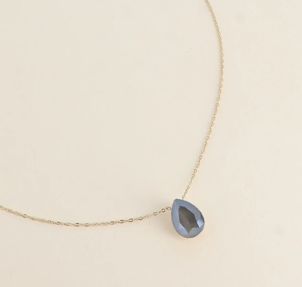 Précommande Collier goutte cristal de Swarovski BERTILLE