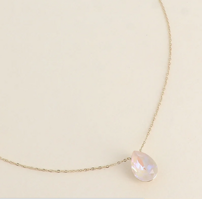 Précommande Collier goutte cristal de Swarovski BERTILLE