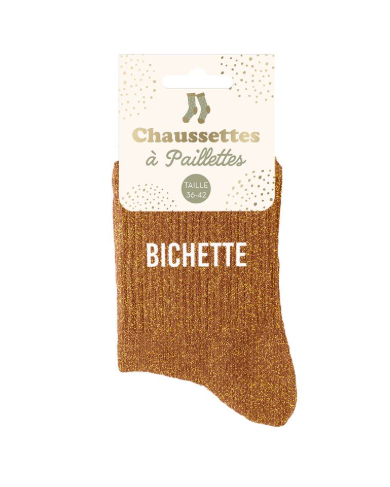 Chaussettes à paillettes BICHETTE