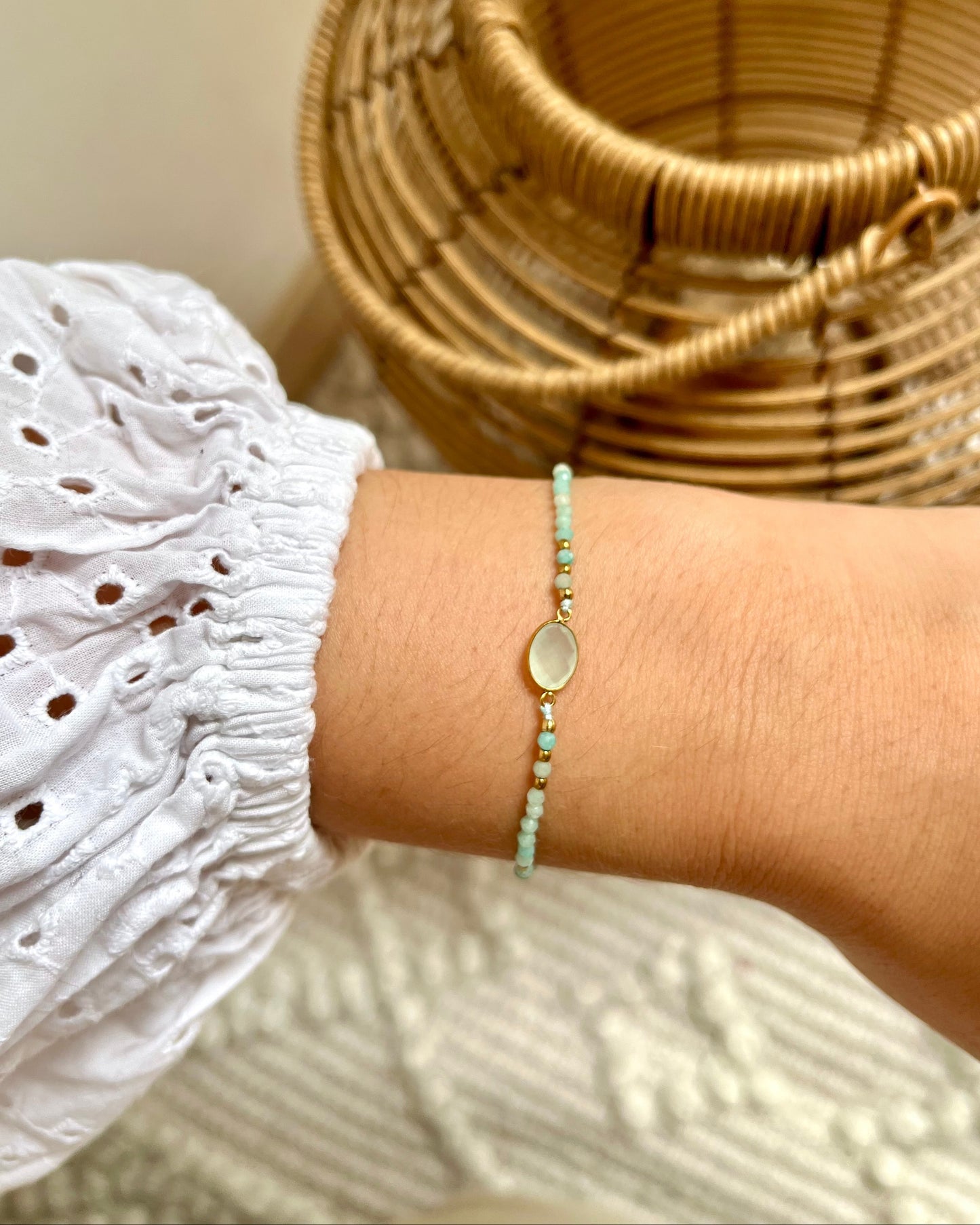 Bracelet sur cordon en pierre naturelle AZA