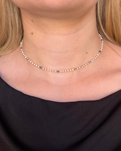 Collier perles d'eau douce élégant ADELLA