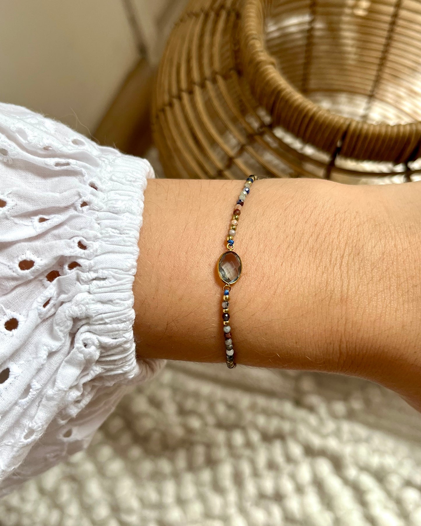 Bracelet sur cordon en pierre naturelle AZA