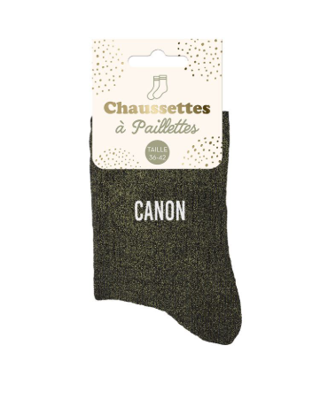 Chaussettes à paillettes Canon