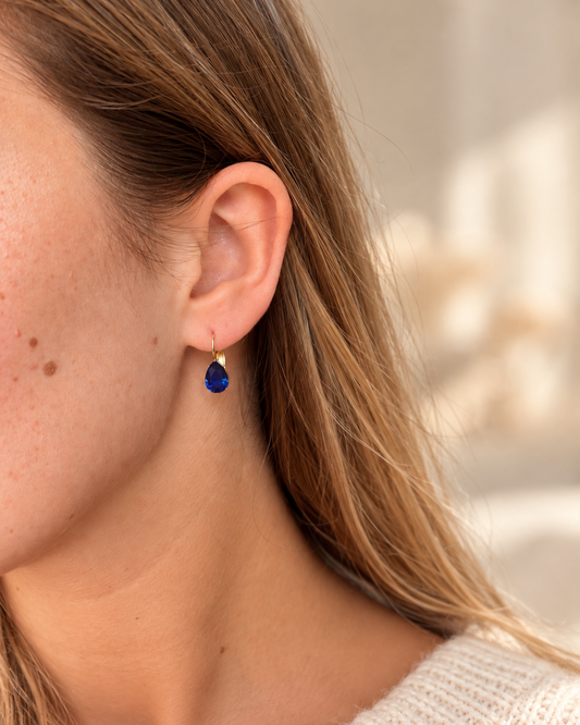 Boucles d'oreilles dormeuses Cristal de Swarovski® BERTILLE