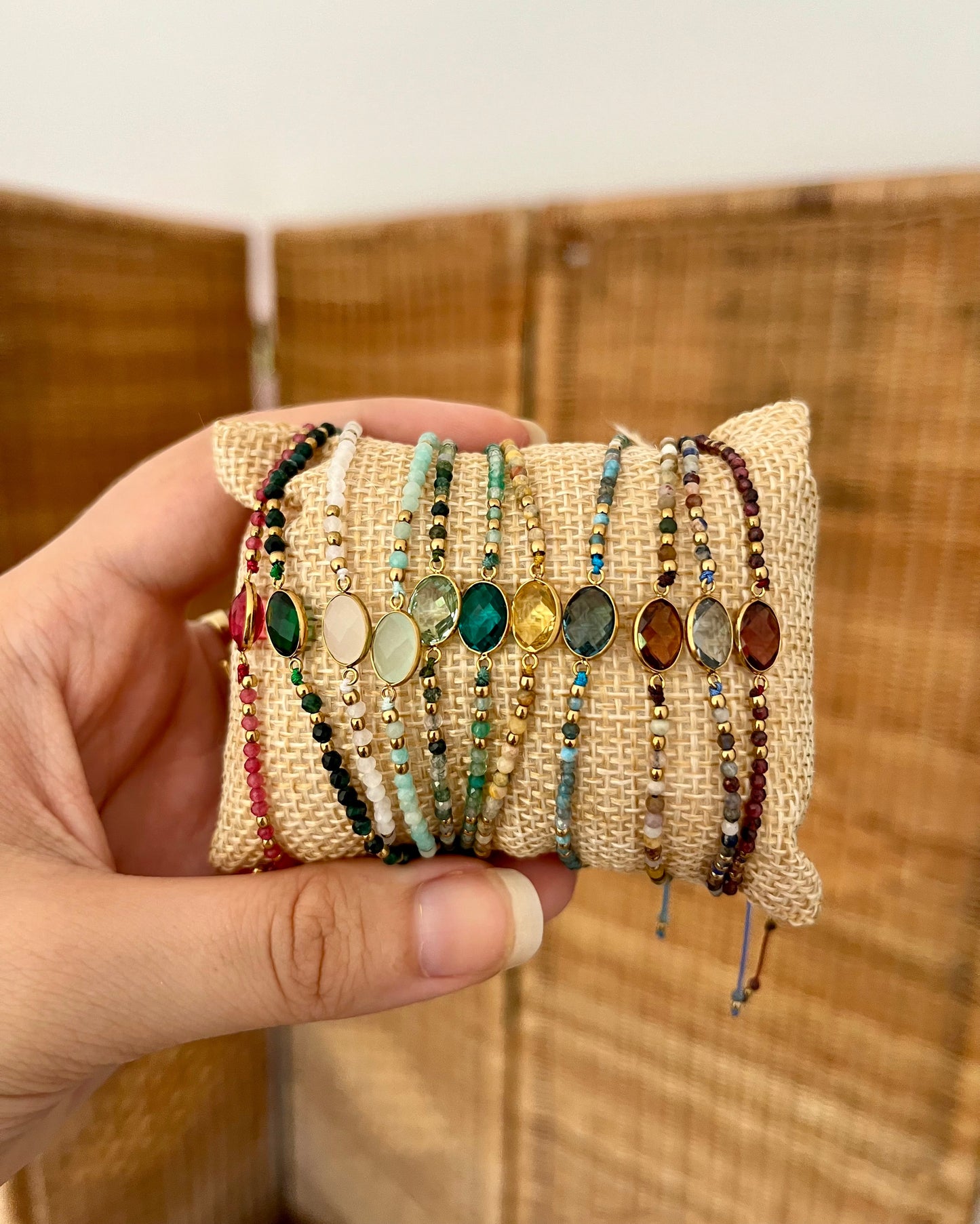 Bracelet sur cordon en pierre naturelle AZA