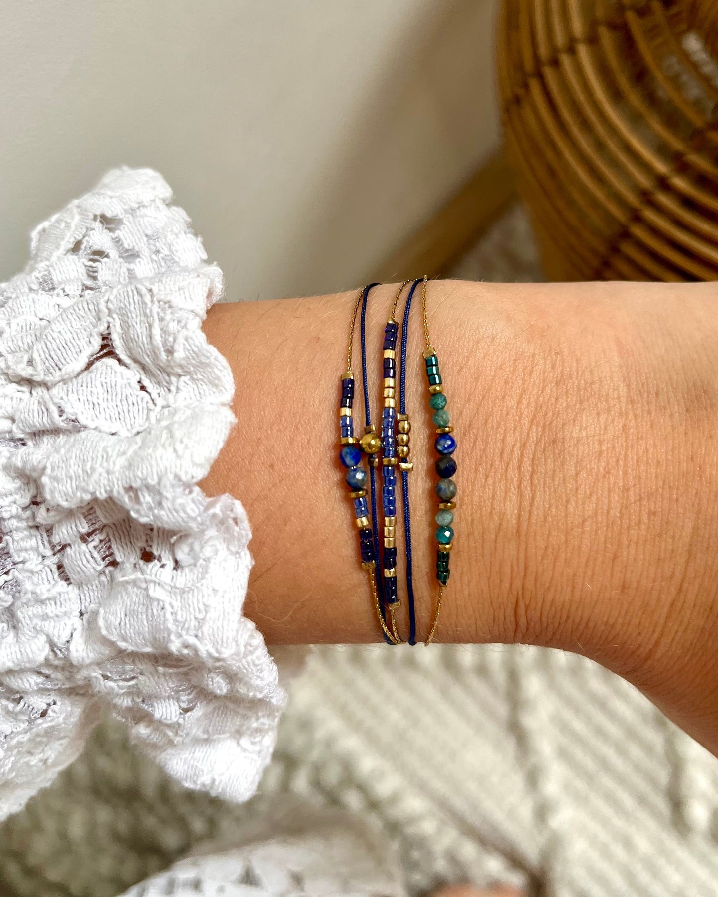 Bracelet multirang en pierres naturelles MILLY