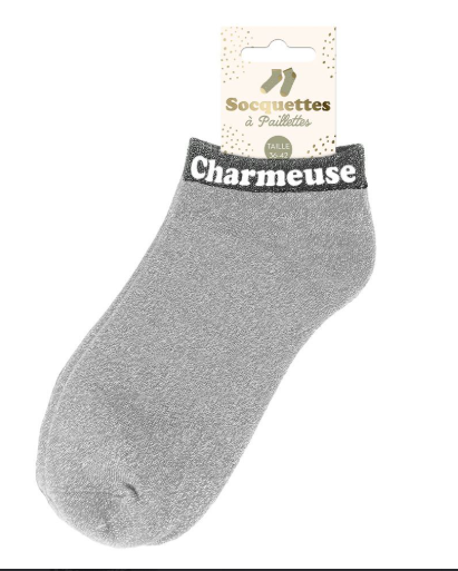 Socquettes à paillettes Charmeuse