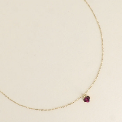 Précommande Collier avec petit coeur en cristal de Swarovski COCO MINI