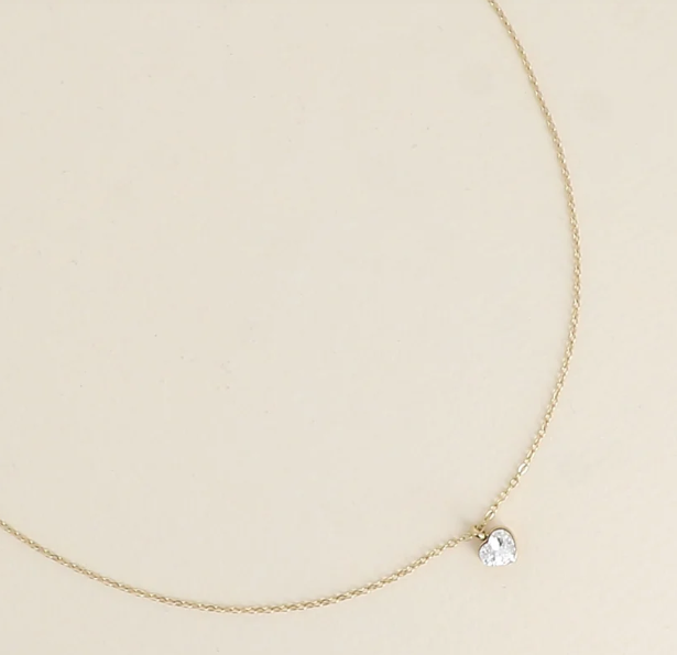 Précommande Collier avec petit coeur en cristal de Swarovski COCO MINI