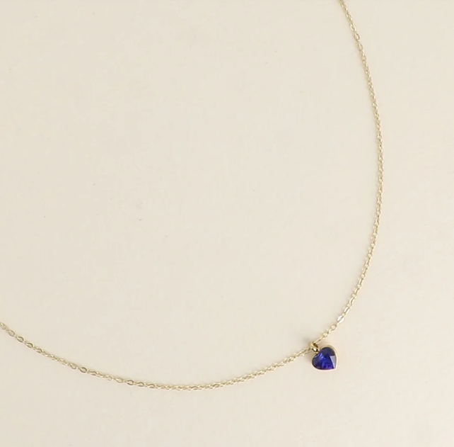 Précommande Collier avec petit coeur en cristal de Swarovski COCO MINI