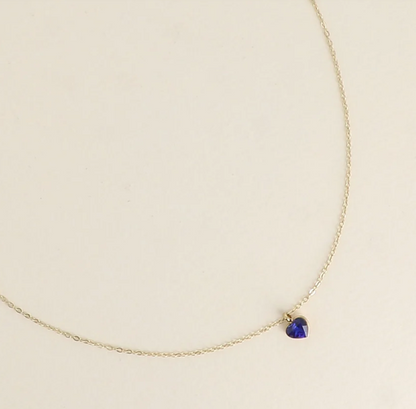 Précommande Collier avec petit coeur en cristal de Swarovski COCO MINI
