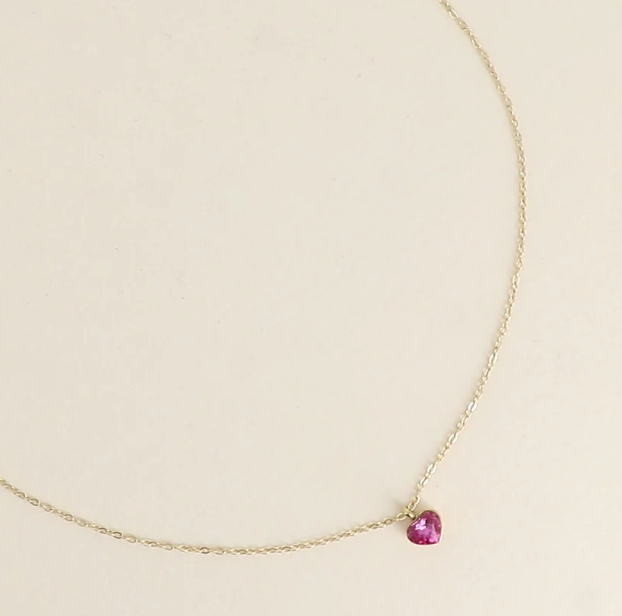 Précommande Collier avec petit coeur en cristal de Swarovski COCO MINI