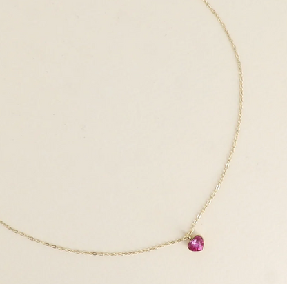 Précommande Collier avec petit coeur en cristal de Swarovski COCO MINI