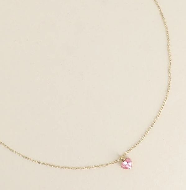 Précommande Collier avec petit coeur en cristal de Swarovski COCO MINI