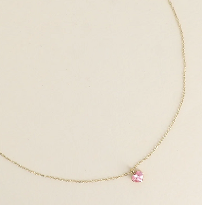 Précommande Collier avec petit coeur en cristal de Swarovski COCO MINI