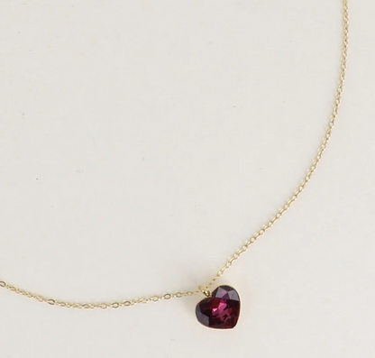 Précommande Collier avec coeur en cristal de Swarovski COCO
