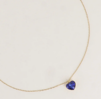 Précommande Collier avec coeur en cristal de Swarovski COCO