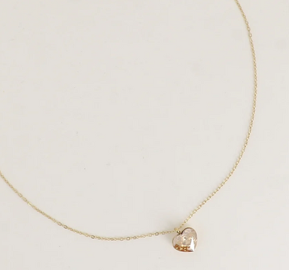 Précommande Collier avec coeur en cristal de Swarovski COCO