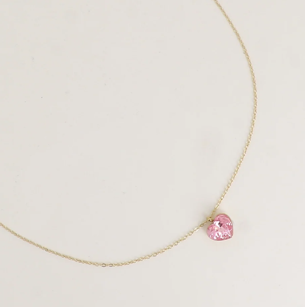 Précommande Collier avec coeur en cristal de Swarovski COCO