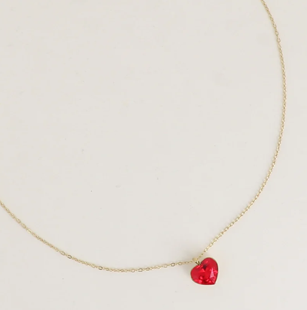 Précommande Collier avec coeur en cristal de Swarovski COCO