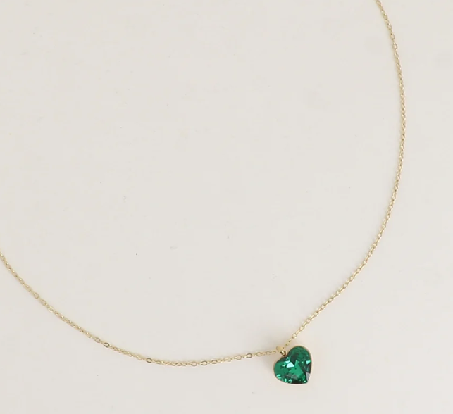 Précommande Collier avec coeur en cristal de Swarovski COCO