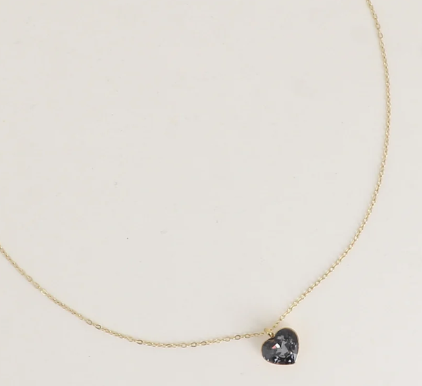 Précommande Collier avec coeur en cristal de Swarovski COCO