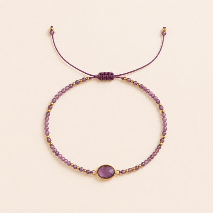 Bracelet sur cordon en pierre naturelle AZA