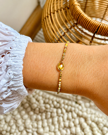 Bracelet sur cordon en pierre naturelle AZA