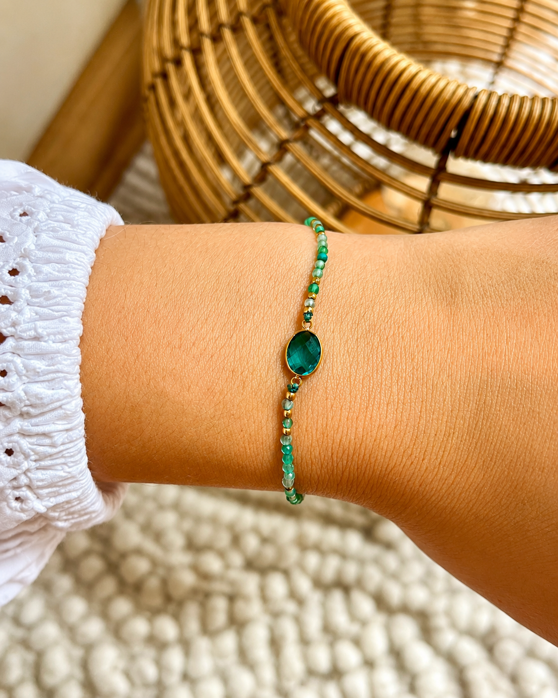 Bracelet sur cordon en pierre naturelle AZA