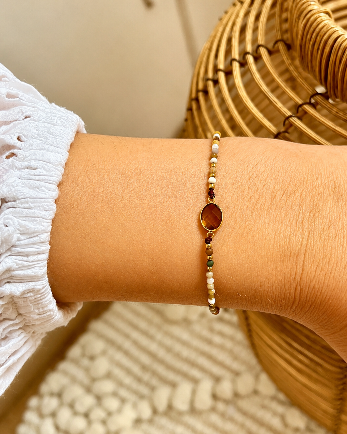 Bracelet sur cordon en pierre naturelle AZA