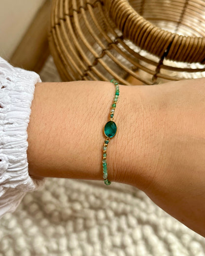 Bracelet sur cordon en pierre naturelle AZA