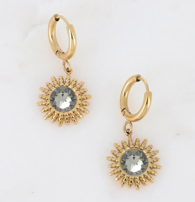 Précommande Créoles soleil et cristal de Swarosvki DAO