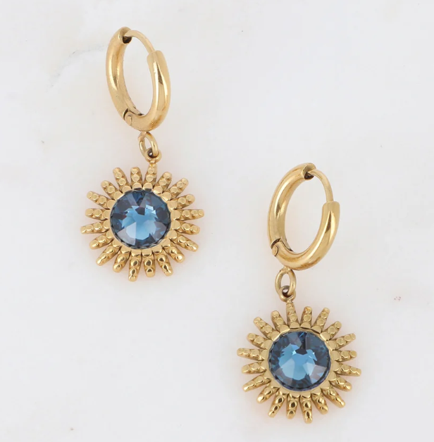 Précommande Créoles soleil et cristal de Swarosvki DAO