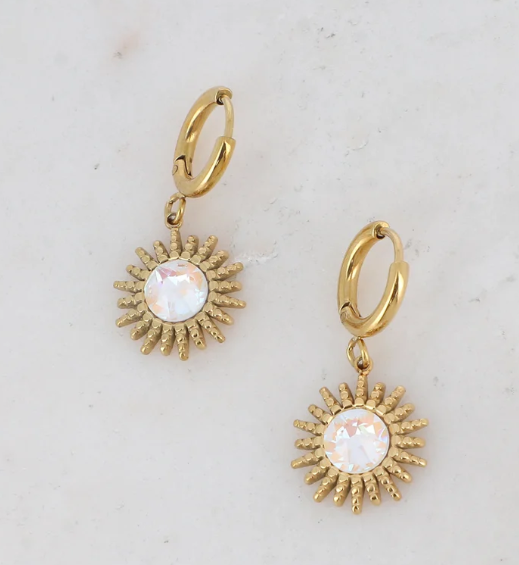Précommande Créoles soleil et cristal de Swarosvki DAO