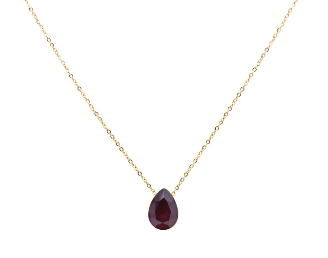 Précommande Collier goutte cristal de Swarovski BERTILLE