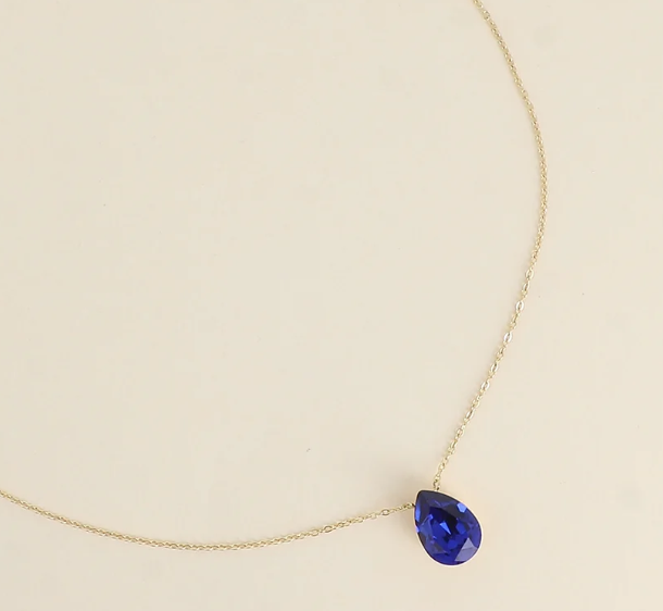 Précommande Collier goutte cristal de Swarovski BERTILLE
