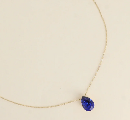 Précommande Collier goutte cristal de Swarovski BERTILLE