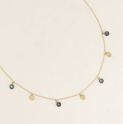 Précommande Collier pastilles et cristaux de Swarovski PERLIE