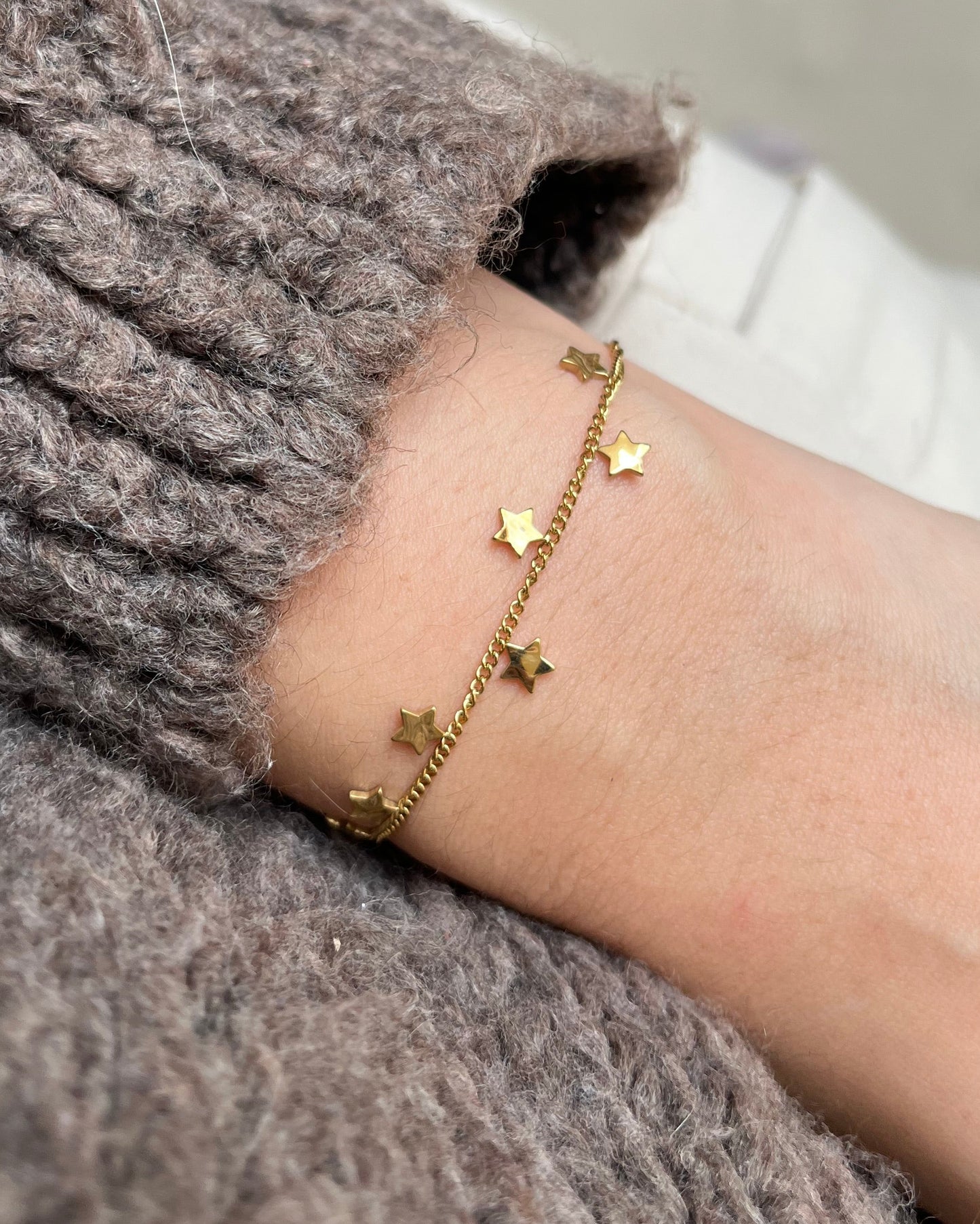 Bracelet breloques étoiles Acier inoxydable ZACHARY