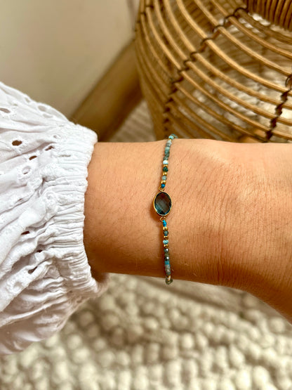Bracelet sur cordon en pierre naturelle AZA