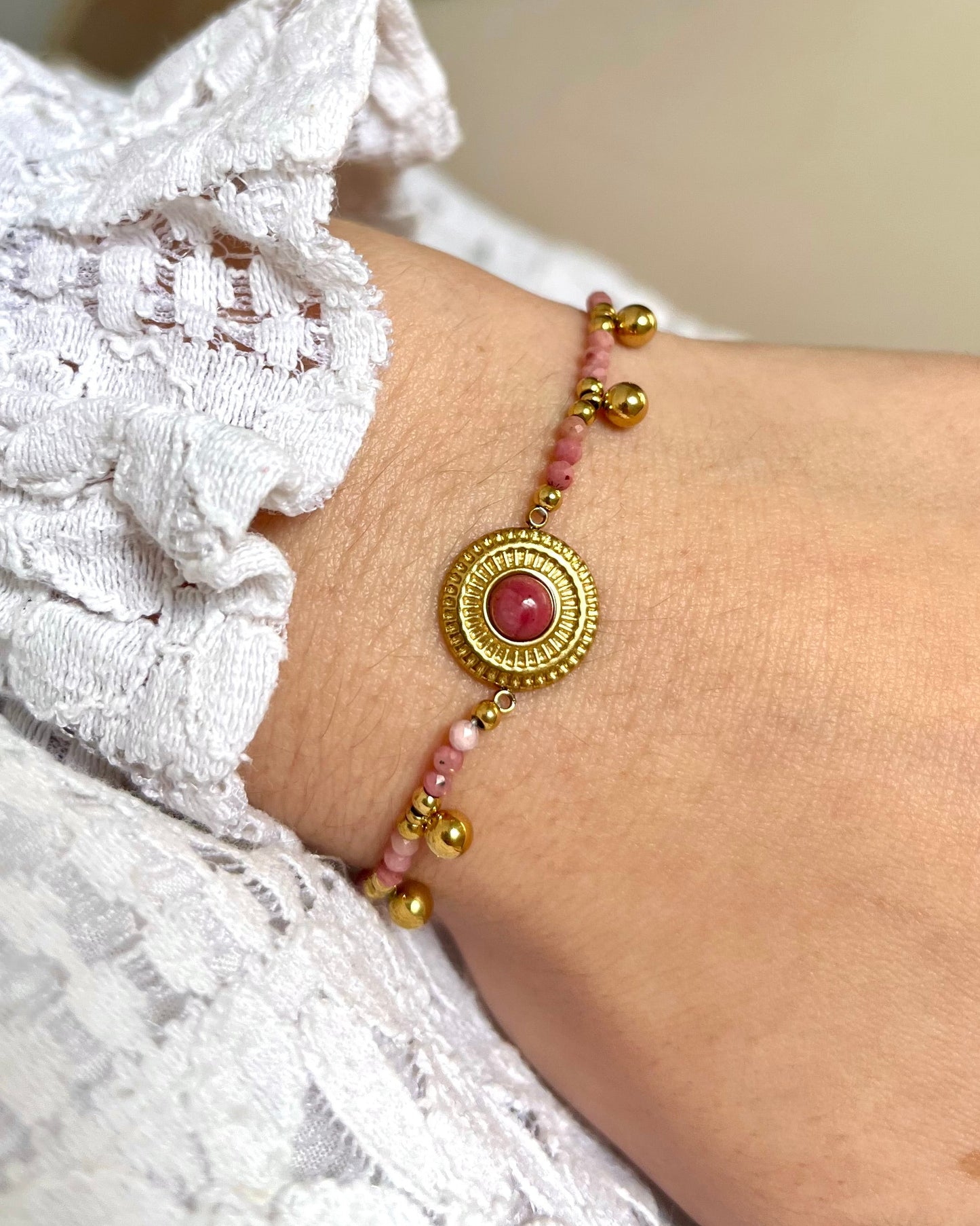 Bracelet bohème pierres naturelles TALIA