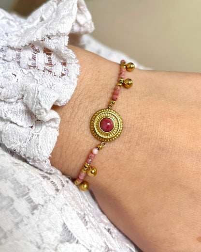 Bracelet bohème pierres naturelles TALIA