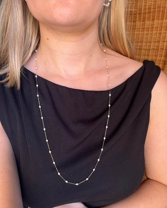 Sautoir 3 en 1 : chaine de lunette, collier double, sautoir DOLCE