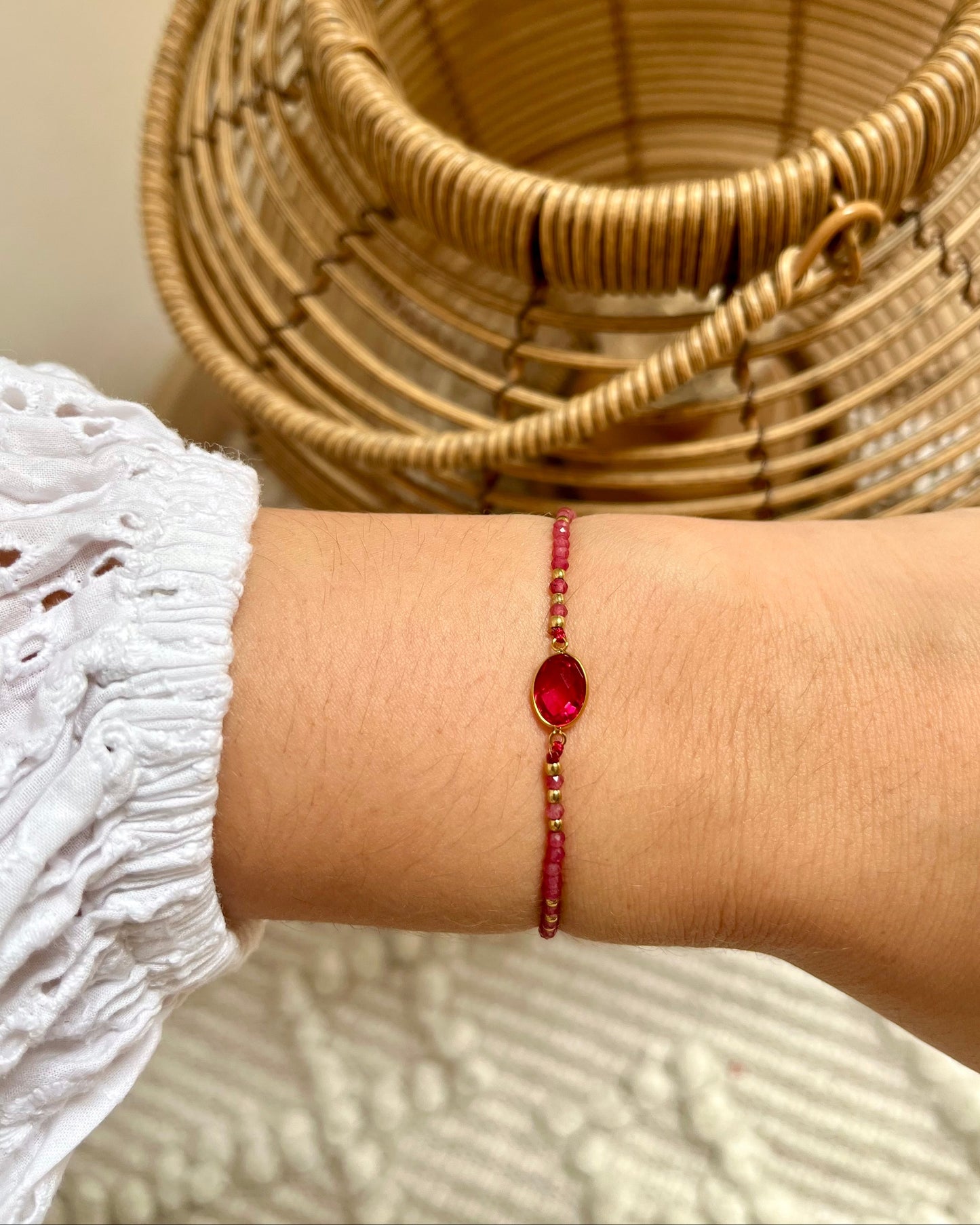 Bracelet sur cordon en pierre naturelle AZA