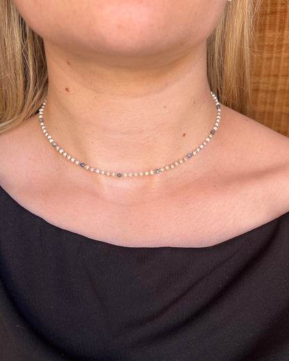 Collier perles d'eau douce élégant ADELLA