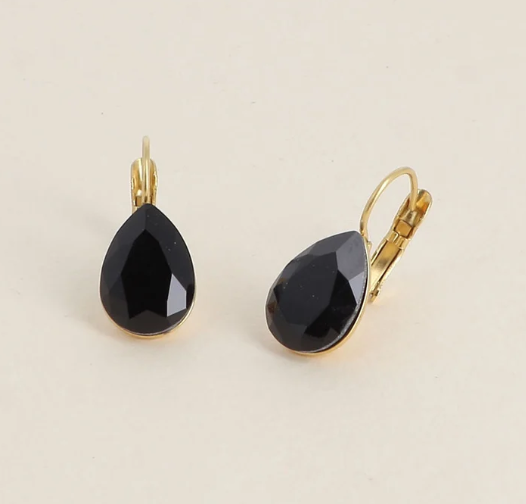 Boucles d'oreilles dormeuses Cristal de Swarovski® BERTILLE Grand modèle