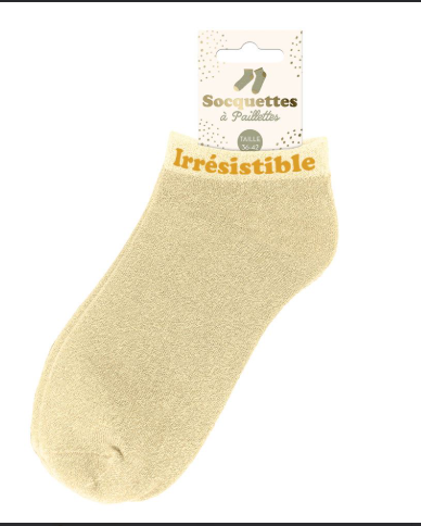 Socquettes à paillettes Irresistible